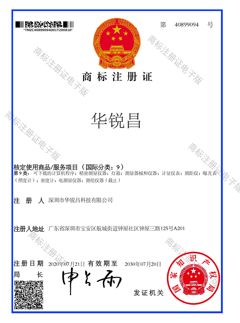 ?“華銳昌”商標(biāo)注冊(cè)成功
